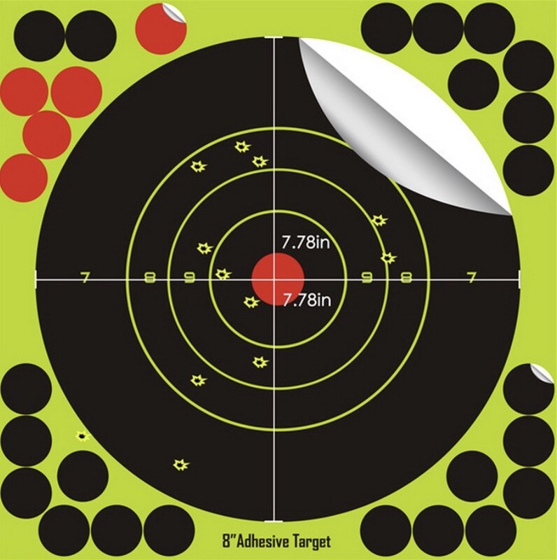 20 sticks per pack Splash flower target 8-inch adhesive Reactivity Shoot Target.