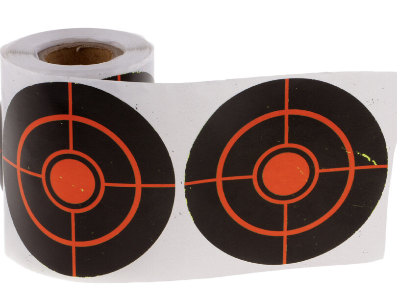 250 pcs 3inch Shooting Splatter Paper Targets Reactive Adhesive Paper Targets
