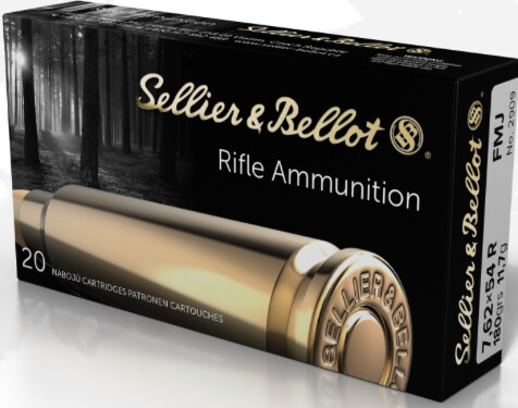 Sellier&amp;Bellot 7.62x54R FMJ 180grs-11,7g 20 round box