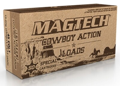 Magtech .45 Long-Colt Ammo  - 250gr LFN Box of 50 Rounds