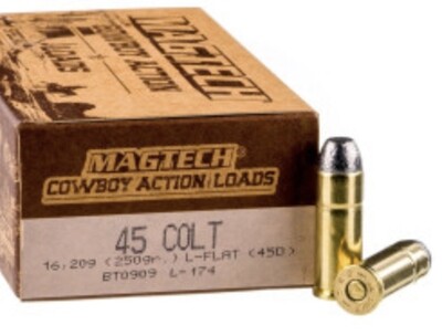 Magtech .45 Long-Colt Ammo  - 250gr LFN Box of 50 Rounds