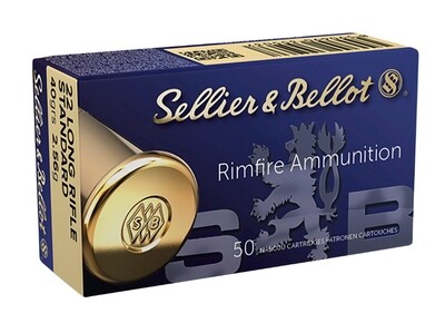 Sellier & Bellot  22 LR SB standard 40 gr box of 50 rounds