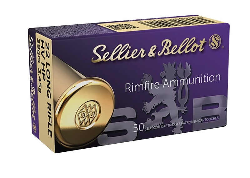 Sellier & Bellot  22 LR HV HP box of 50 rounds