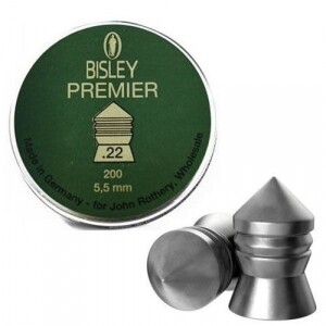 Bisley Premier pellets .22 Tin of 200 pellets