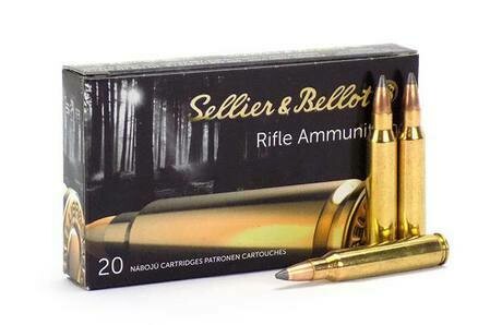 Sellier & Bellot SP Ammunition .22-250 Remington 55 gr box of 20
