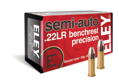 ELEY semi-auto benchrest precision box of 50 rounds