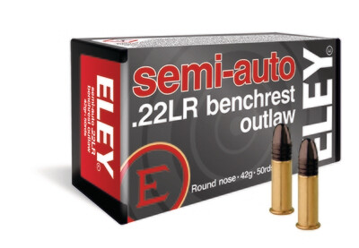 ELEY semi-auto benchrest outlaw box of 50 rounds