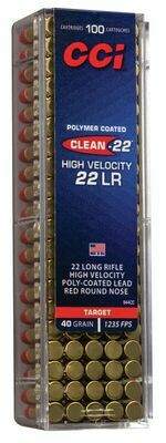 CCI Clean-22 High Velocity Box of 100 rounds