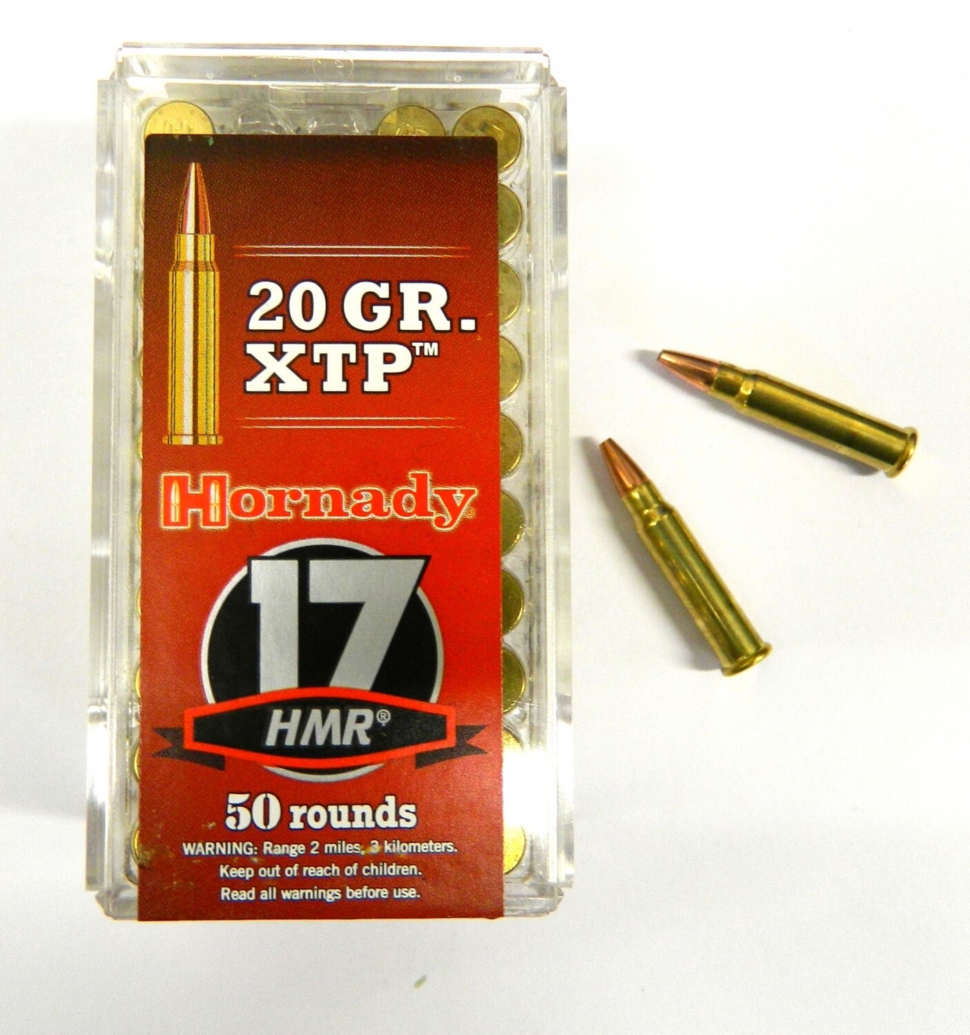 HORNADY 17 HMR 20 GR HP/XTP Box of 50 rounds