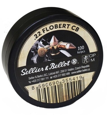 Sellier & Bellot .22 Flobert CB box of 100 Rounds