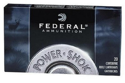 Federal Power-Shok 25-06 Rem JSP 117 Grains, Box of 20