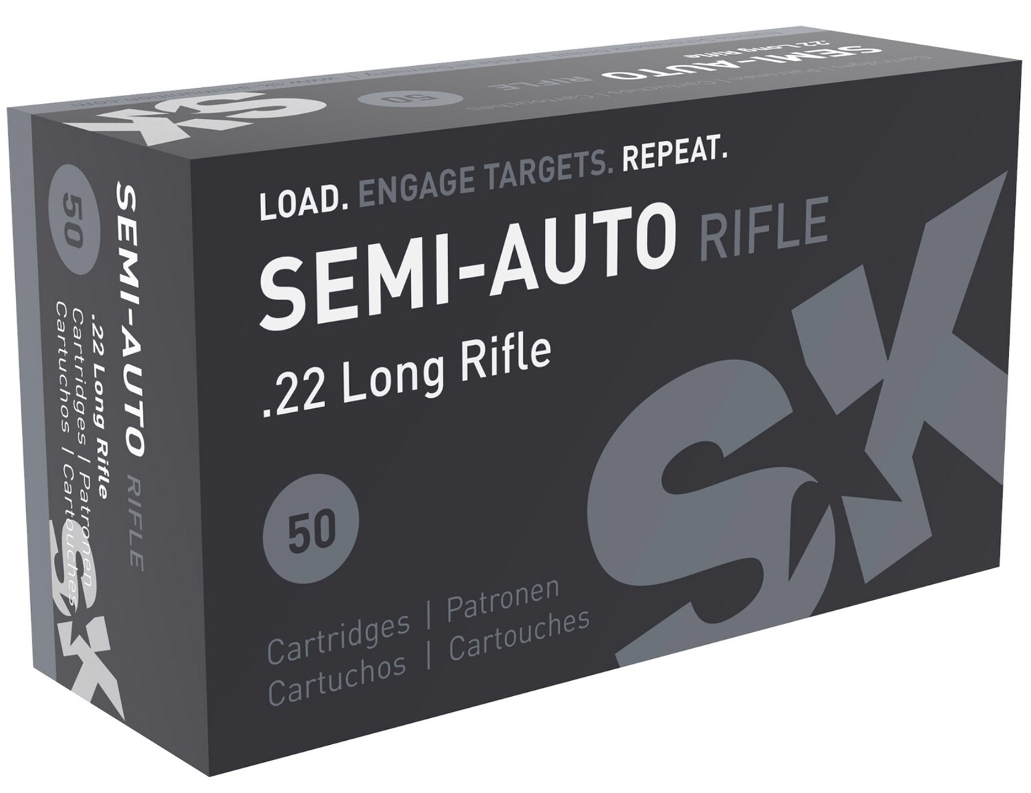 SK Semi-Auto Rifle .22lr box of 50 rounds