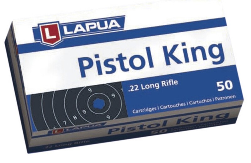 LAPUA .22lr Pistol King Box of 50 rounds