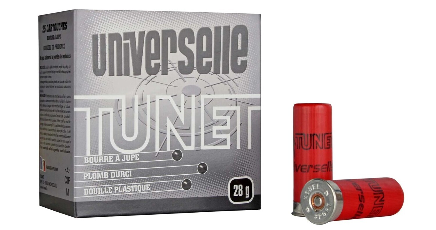 Tunet Universelle 12  Shotgun Cartridges 28g