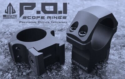 UTG PRO® 34mm/2PCs HIGH Profile P.O.I® Picatinny Ring
