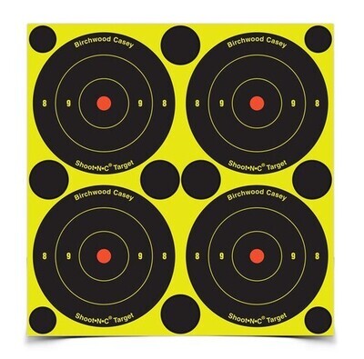 Birchwood Casey ShootNC® 3" Bull's-Eye, 48 Targets - 120 Pasters