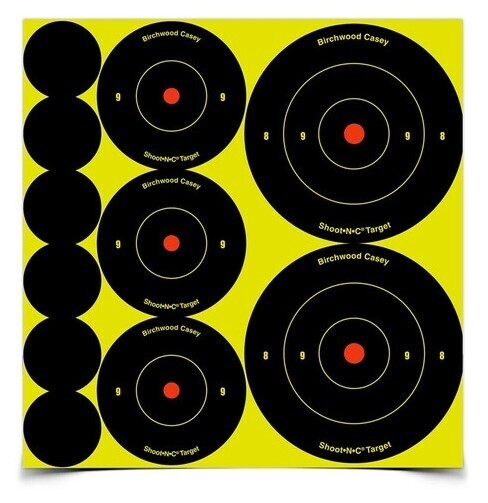 Birchwood Casey ShootNC® Bull's Eye Assortment - 132 Targets