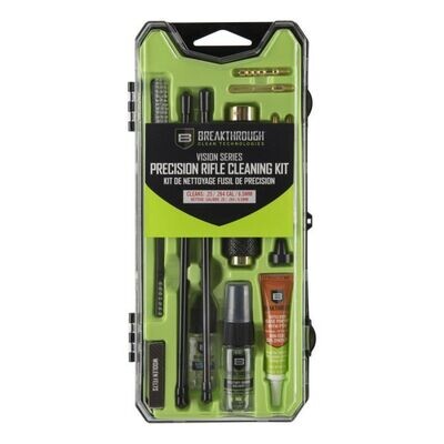 Breakthrough Clean Technologies Vision Series Rifle Cleaning Kit, .25 Caliber & 6.5mm, Multi-Color