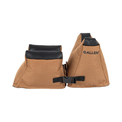 Allen Company Unfilled Front/Rear Shooting Bag Combo, Tan/Black