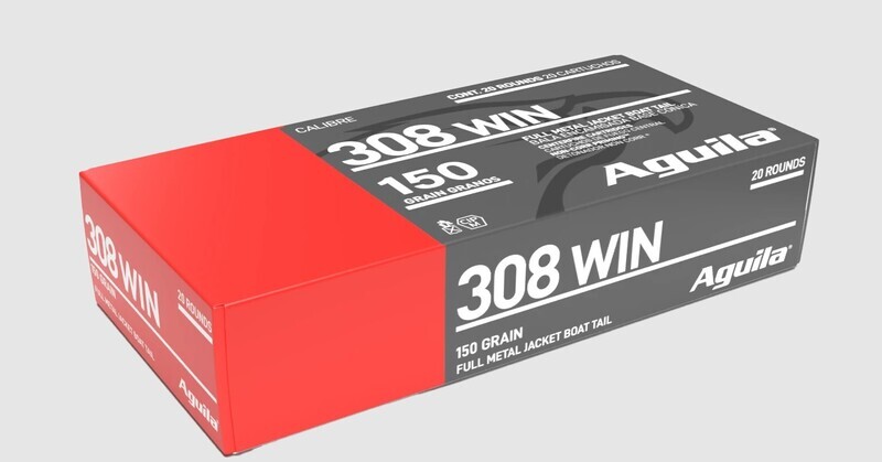 Aguila .308 - 150 Grain FMJBT -20 Rounds