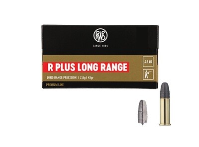 RWS R Plus Long Range .22Lr (50 Rd box)