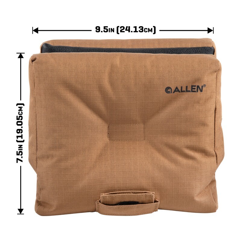 Allen Company Unfilled Bench Shooting Bag, Tan/Black