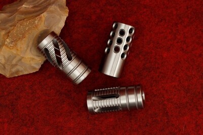 KIDD Stainless Steel Muzzle Brake .22lr 1/282 UNEF