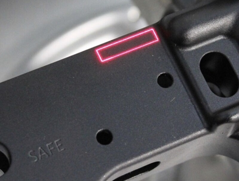 Engraving of Serial number and compliance numbering