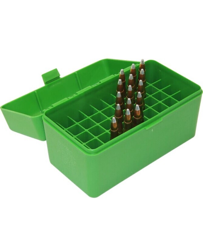 MTM RL-50 - Ammo Box 50 Round Flip-Top 270 Win 30-06 25-06