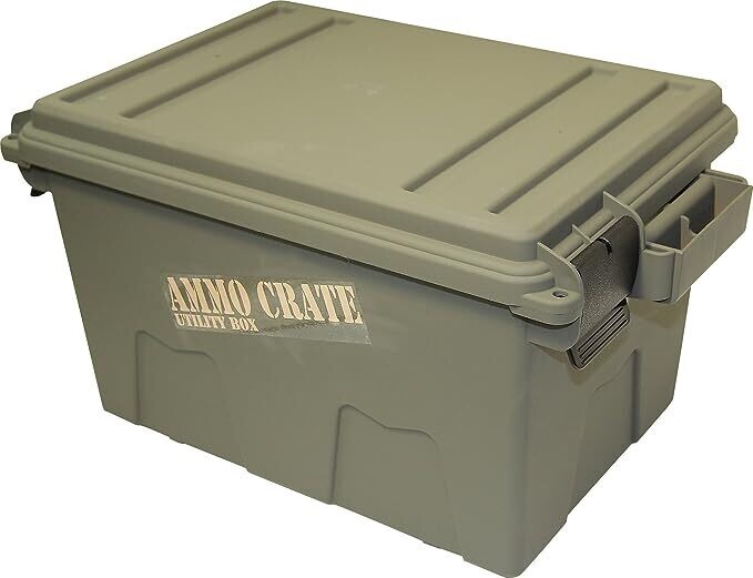 MTM ACR7-18 - Lockable Ammo Crate Utility Box – 890 Army Green