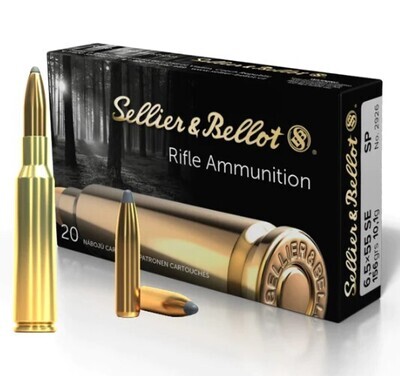 Sellier & Bellot 6.5x55 SE SP 156gr Bullets