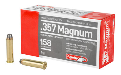 Aguila .357 Magnum 158gr SJSP Ammunition 50RD