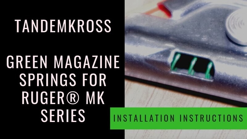 Tandemkross Green Springs Magazine Springs for Ruger® Mark™ Series (3-Pack)