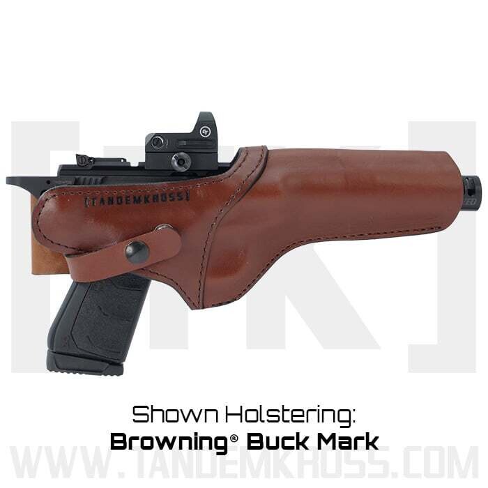 Tandemkross Sideslinger Premium Leather Ranch Holster for Ruger, Mark™ Series, Browning Buck Mark &amp; SW22 Victory