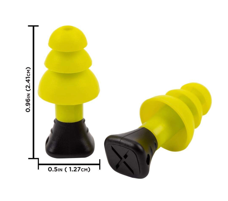 ULTRX Silicone Ear Plugs, 5-Pairs, Yellow