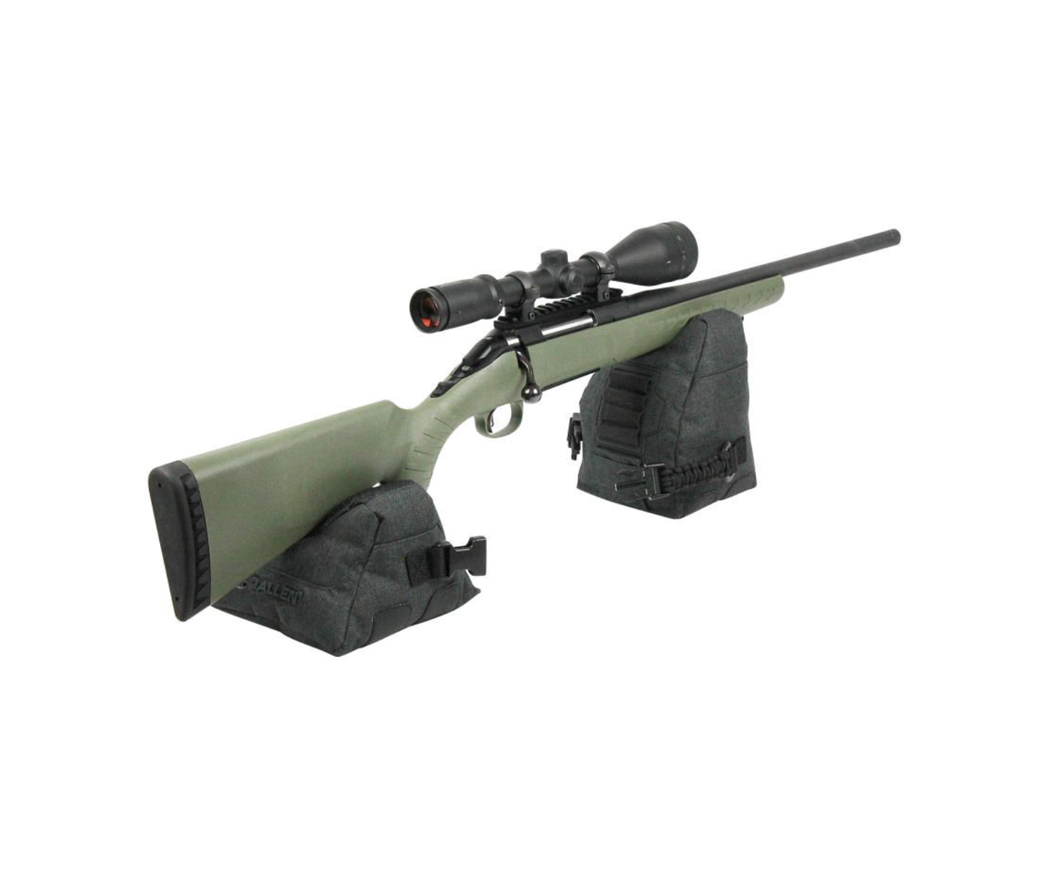 Allen Company Eliminator Filled Front &amp; Rear Premium Shooting Rest Combo, Gray