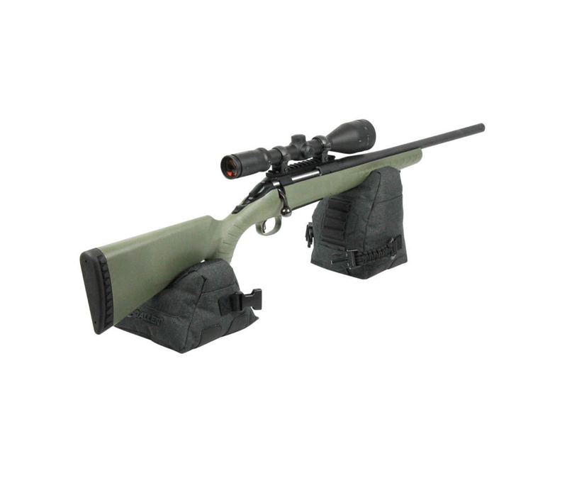 Allen Company Eliminator Filled Front &amp; Rear Premium Shooting Rest Combo, Gray