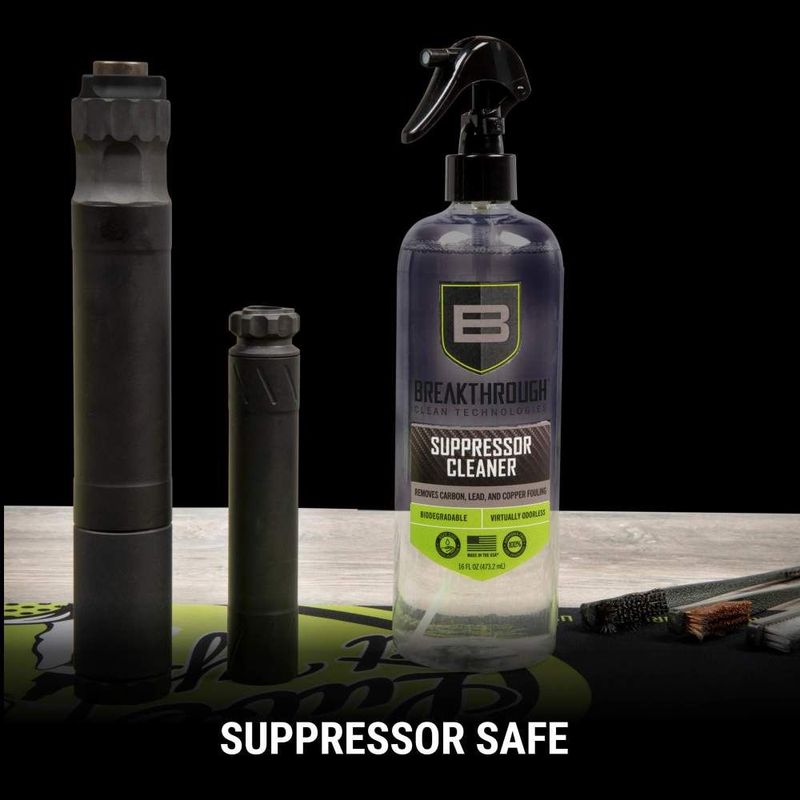 Breakthrough Clean Technologies Suppressor Cleaner, 16oz, Clear