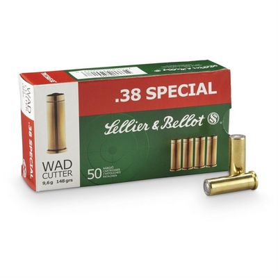 Sellier &amp; Bellot .38 Wad Cutter Ammunition