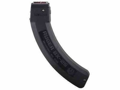 Ruger BX-25 Series Magazine Ruger 10/22 22 Long Rifle Polymer Black 25 Round