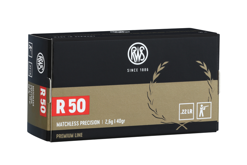 RWS R50 .22 40g Box of 50