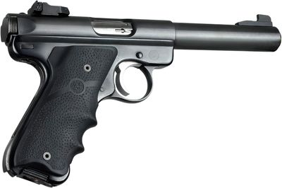 Hogue Ruger MK II/MK III Rubber Grip w/Right Hand Thumb Rest