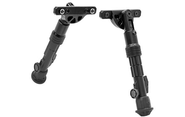 UTGmRECON FLEX Keymod Bipod, Matte Black, 5.7&quot;-8&quot; Center Height