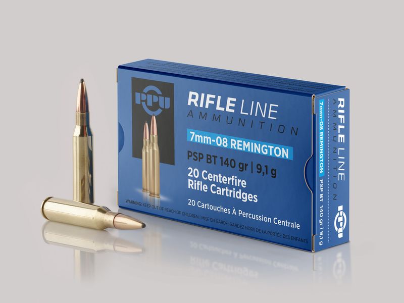 PPU 7mm-08 Remington 140 Grain PSP BT