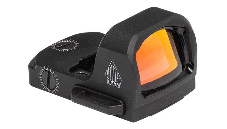 UTG OP3 Micro SLS 4 MOA Red Dot – Sensor Activated, Side-Loading, DOCTER Compatible