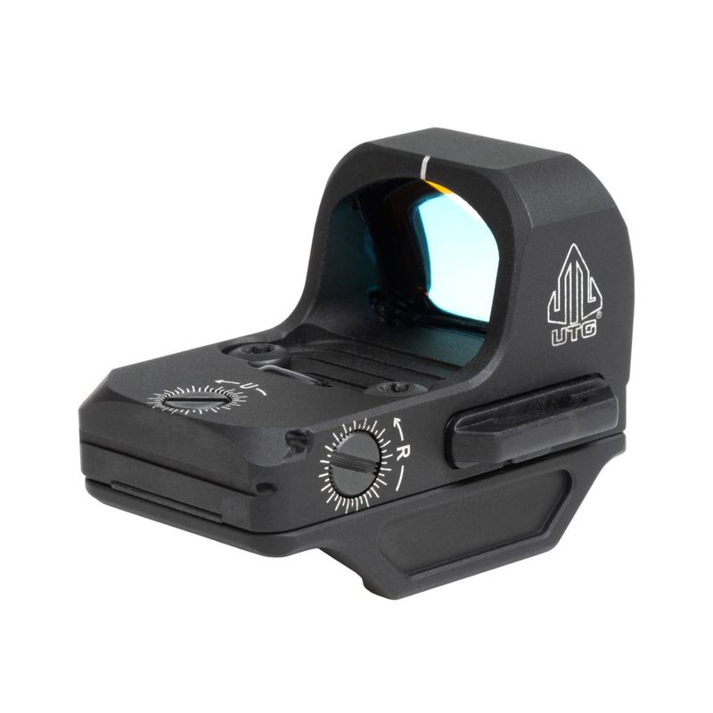 UTG OP3 Micro SLS 4 MOA Red Dot – Sensor Activated, Side-Loading, RMR Compatible