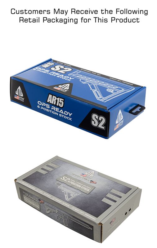 UTG PRO AR15 Ops Ready S2 Mil-spec Stock Kit, Black