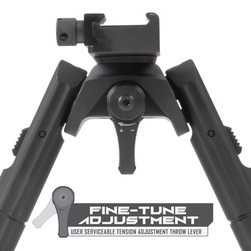 UTG® Recon 360® TL Bipod, 8.1"-11.9" Center Height, Picatinny