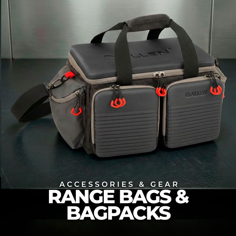 Range bags and backpacks