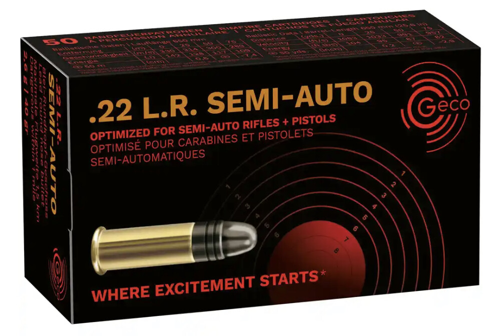 Geco Semi- Auto .22LR (40G LRN)